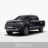 MERCEDES-BENZ X-CLASS Window Sun Shade Dual Cab 2015-now [Rear Door] - RVSUNSHADES
