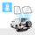 Nissan Patrol Y61 Solar Screens GU 1999-2009 BLOCK OUT [Tailgate Window] Pair - RVSUNSHADES