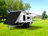 Pop Top Privacy Screen Awning Shade Screen 1.8x1.9m Flat Top Rectangle (1.9m Drop) - RVSUNSHADES