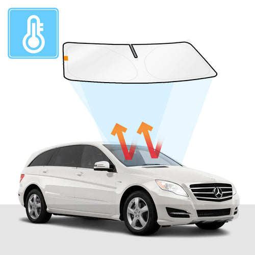 Mercedes-Benz R-Class Windscreen Sun Shade Solar Screens BLOCK OUT (RV24) Premium V2 - RVSUNSHADES