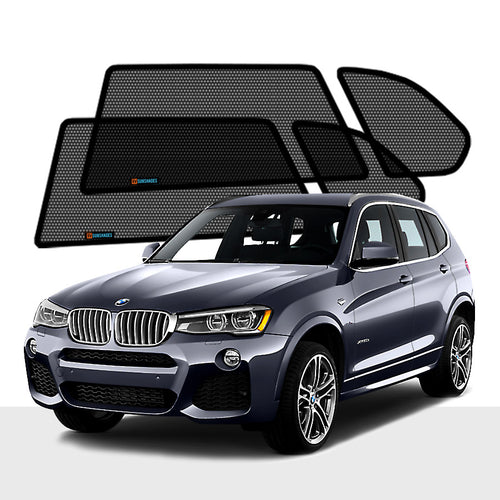 BMW X3 Window Sun Shade 2nd Gen F25 2011-2017 [set of 4] - RVSUNSHADES