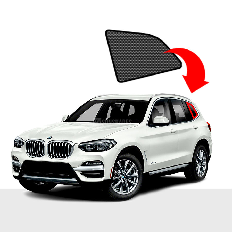 BMW X3 iX3 Sun Shades 3rd Gen G01 2018-Now [Quarter Window] Pair - RVSUNSHADES