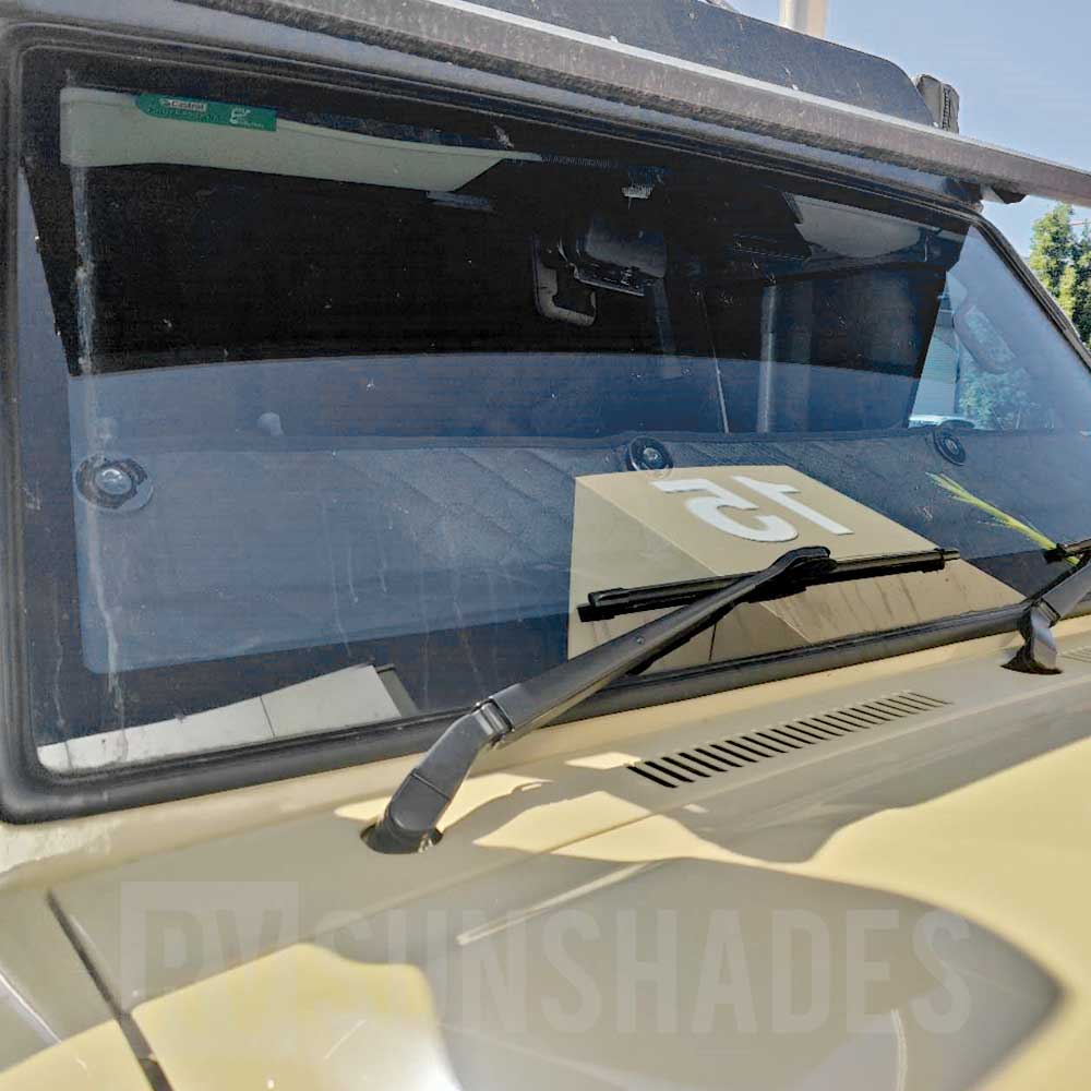 Car Dash Shade Stealth Windshield Shade 4WD Anti Bonnet Glare [MULTI-FIT] - RVSUNSHADES