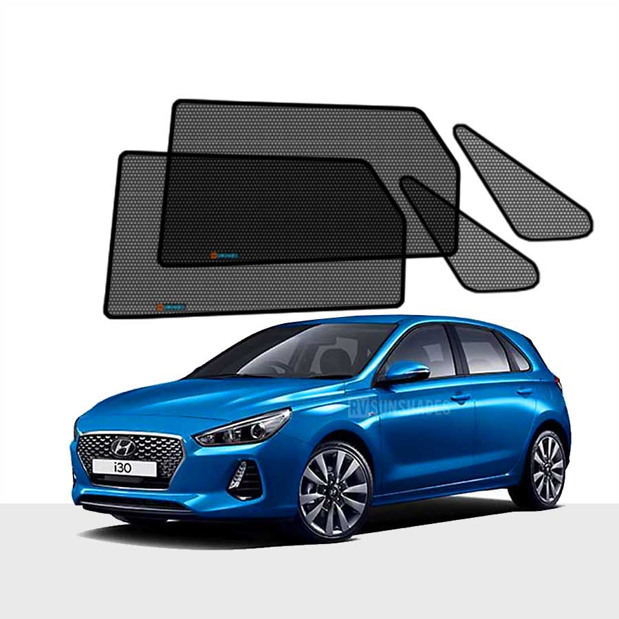 Hyundai i30 Sunshade 3rd Gen PD 2016-now [Set of 4] - RVSUNSHADES