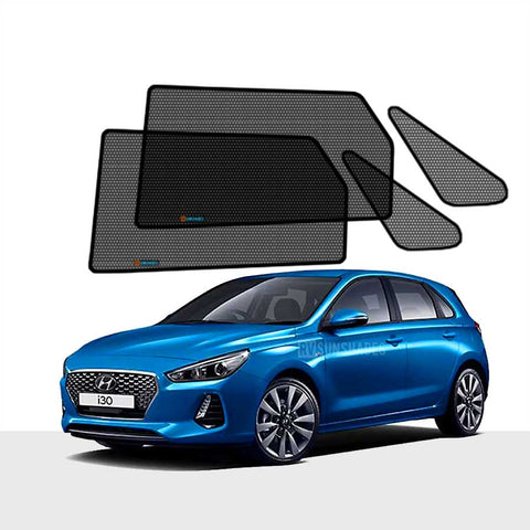 Hyundai i30 Sunshade 3rd Gen PD 2016-now [Set of 4] - RVSUNSHADES