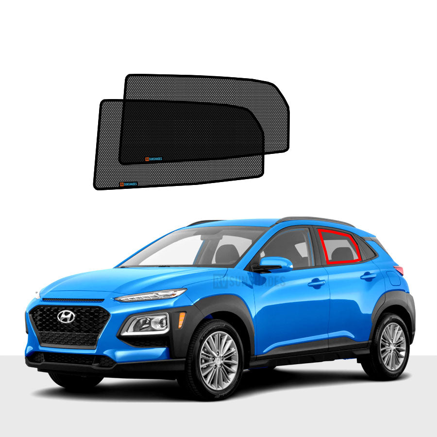 Hyundai Kona Sun Shade OS 2018-Now [Rear Door] - RVSUNSHADES