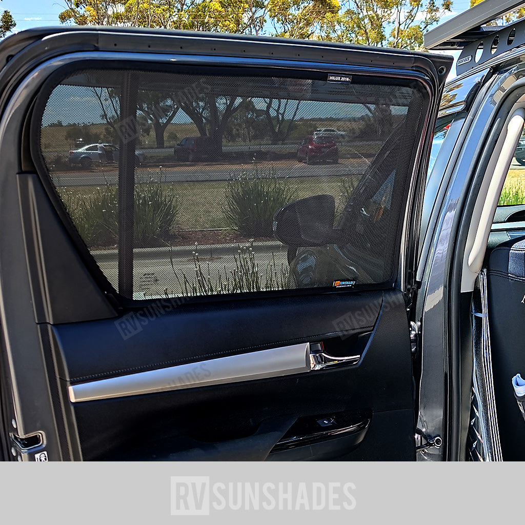CHEVROLET Colorado Sun Shade 2012-2020 Dual Cab [Rear Door] Best Fit - RVSUNSHADES