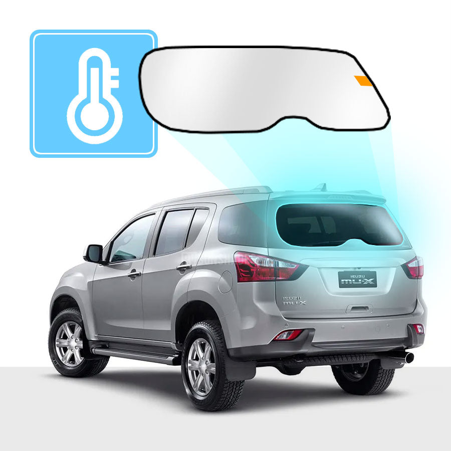 ISUZU MU-X Solar Screen Custom Fit Block Out 1st Gen RF 2010-2021 [Tailgate Window] - RVSUNSHADES