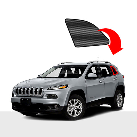 JEEP Cherokee Magnetic Sun Shade 5th Gen KL 2014-now [Quarter Window] - RVSUNSHADES