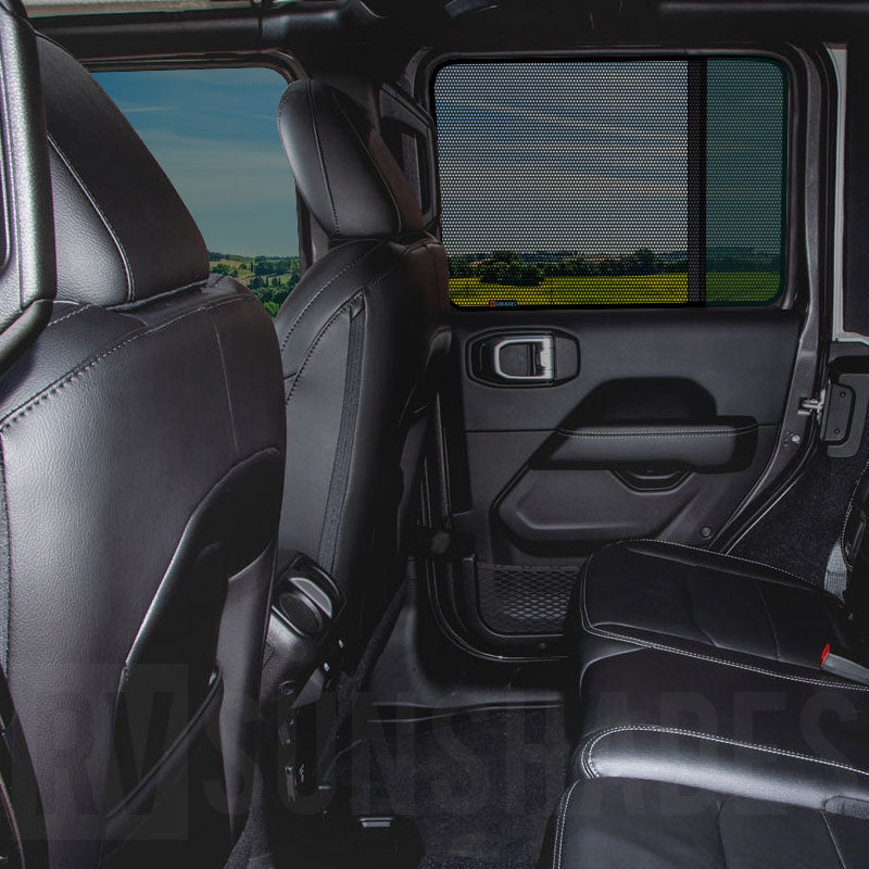 JEEP Wrangler Window Sun Shade JL 2018-Now [Rear Door] - RVSUNSHADES
