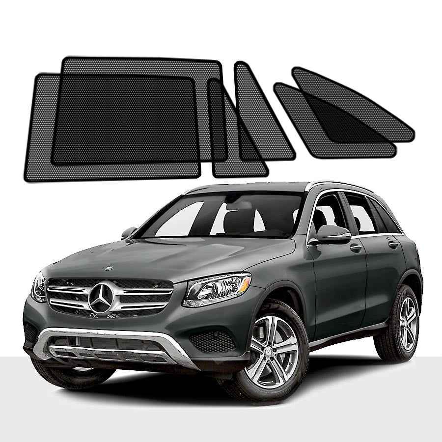 MERCEDES-BENZ GLC SUV Window Sun Shades 1st Gen 2016-2021 [set of 6] - RVSUNSHADES