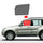 Mitsubishi Pajero NX Sun Shades 2006-Now [Front Door] Pair - RVSUNSHADES