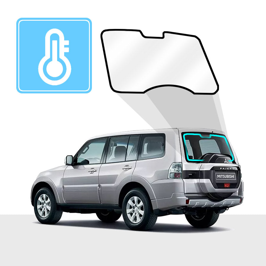 Mitsubishi Pajero NX Solar Screen Custom Fit BLOCK OUT 2006-Now [Tailgate Window] - RVSUNSHADES