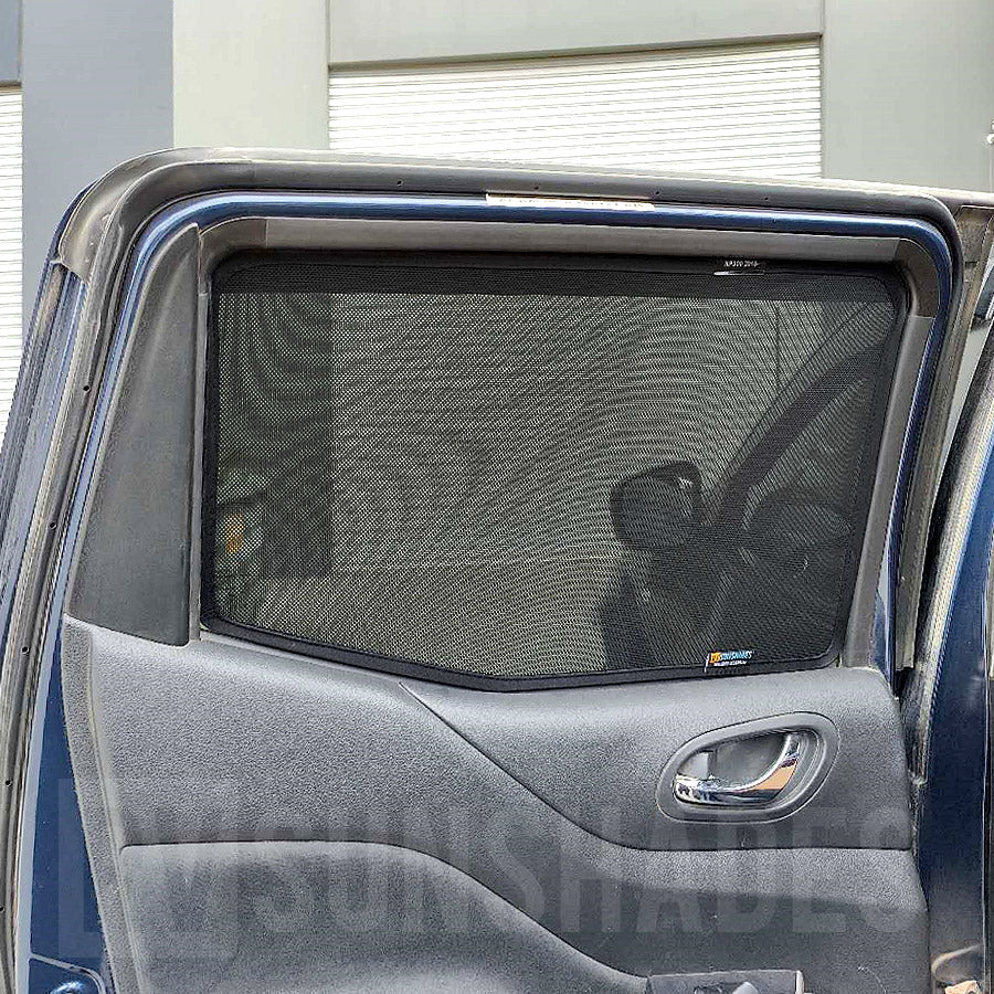 Nissan Navara D23/NP300 Sun Shade Dual Cab 2015-now [Rear Door] Pair - RVSUNSHADES
