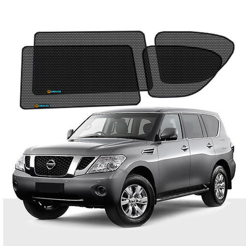 Nissan Patrol Y62 Window Sun Shades 2010-now [set of 4] - RVSUNSHADES