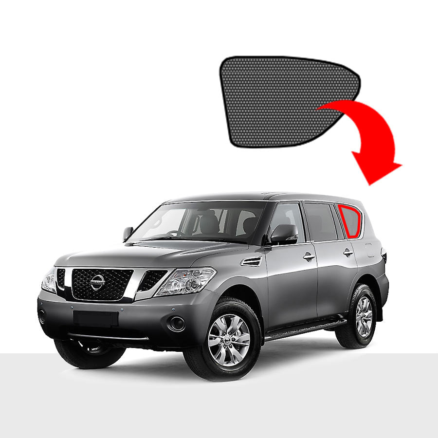 Nissan Patrol Y62 Window Sun Shades 2010-now [Quarter Window] - RVSUNSHADES