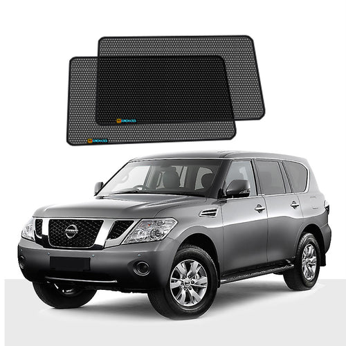 Nissan Patrol Y62 Window Sun Shades 2010-now [Rear Door] - RVSUNSHADES