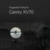 TOYOTA Camry XV70 Rear Window Shade