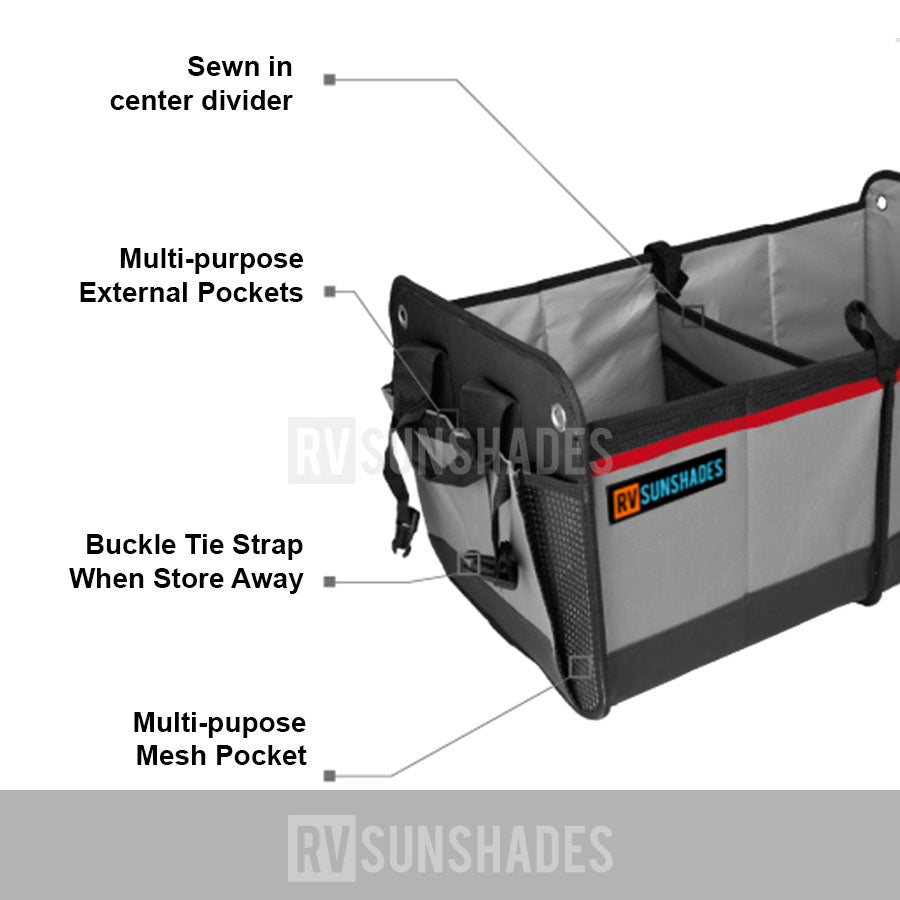 Multi-Purpose Car Trunk Organizer - Versatile Tool Bag Organizer for All Your Needs - RVSUNSHADES