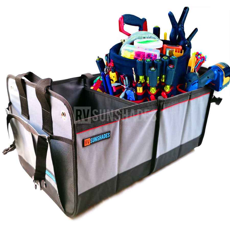 Multi-Purpose Car Trunk Organizer - Versatile Tool Bag Organizer for All Your Needs - RVSUNSHADES