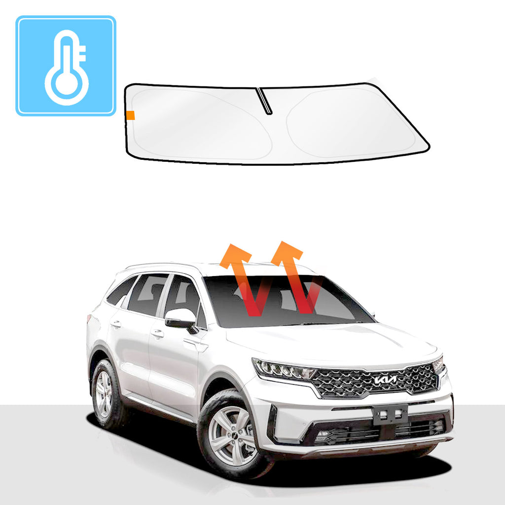 KIA Sorento Windscreen Sun Shade MQ4 2021-now Solar Screen BLOCK OUT (RV-02) Premium V2 - RVSUNSHADES