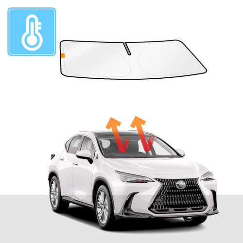 Lexus NX Windshield Sun Shade 2014-2023 Solar Screens BLOCK OUT (RV11) Premium V2 - RVSUNSHADES