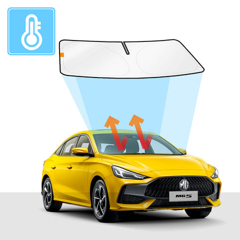 MG 5 Windscreen Sun Shade 2012-now Solar Screen BLOCK OUT (RV-21) Premium V2 - RVSUNSHADES