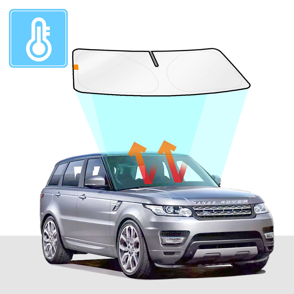 Range Rover Sports Windshield Sun Shade L494 L461 Solar Screen BLOCK OUT (RV33) Premium V2 - RVSUNSHADES