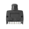 7 Pin Rectangle Plug Best Trailer Adapter Connector Caravan Boat - RVSUNSHADES