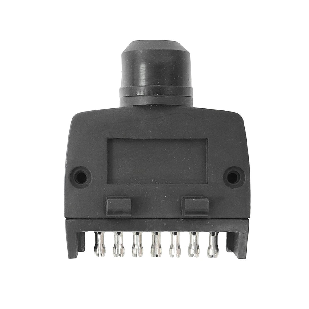7 Pin Rectangle Plug Best Trailer Adapter Connector Caravan Boat - RVSUNSHADES