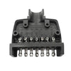 7 Pin Rectangle Plug Best Trailer Adapter Connector Caravan Boat - RVSUNSHADES