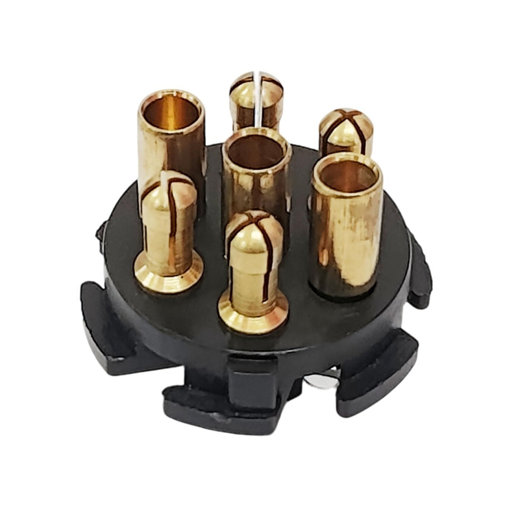 25x 7 Pin Round Plug Metal Adapter Connector Best Trailer Plug Caravan Boat - RVSUNSHADES