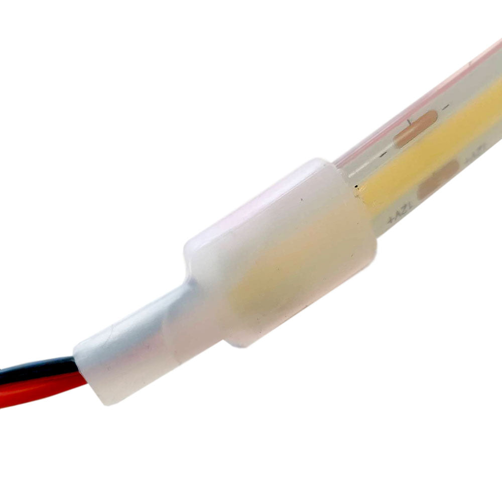 Waterproof COB LED Strip Light Warm White 10M Roll 480 LEDs IP68 3000k (12V) - RVSUNSHADES