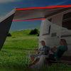 Caravan Awning End Bars for Cassette Type Box Awning & Electric Awing 1050/2570mm (1 Pair) - RVSUNSHADES
