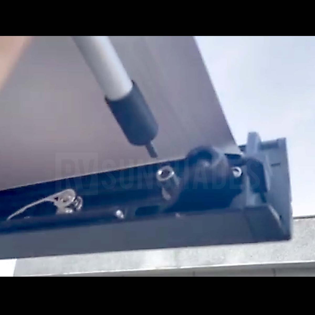 Caravan Awning End Bars for Cassette Type Box Awning & Electric Awing 1050/2570mm (1 Pair) - RVSUNSHADES