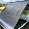 Replacement Awning Fabric Kit suit 13ft Rollout Awning (12'2"x8' Grey Scale Stripes 13-BK-ST) ROLLED - RVSUNSHADES