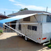 Replacement Awning Fabric Kit suit 13ft Roll-Out Awning (12'2"x8' Blue Stripes 13-BU-ST) ROLLED - RVSUNSHADES