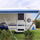Replacement Awning Fabric Kit suit 13ft Roll-Out Awning (12'2"x8' Blue Stripes 13-BU-ST) ROLLED - RVSUNSHADES