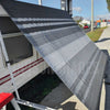 Replacement Awning Fabric Kit suit 13ft Rollout Awning (12'2"x8' Grey Scale Stripes 13-BK-ST) *BOXED* - RVSUNSHADES