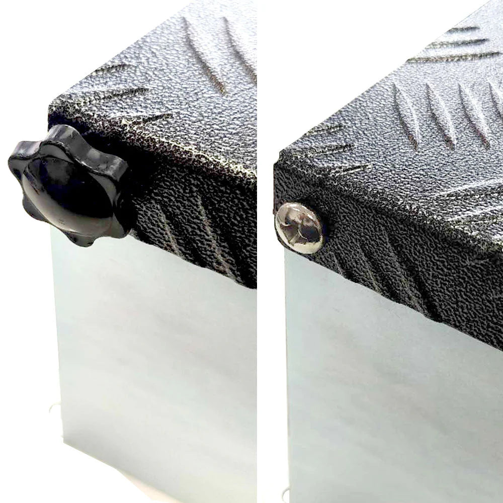 Galvanised Battery Box Anti-Rattling Cover Trailer Caravan Boat Spare Part  RV DIRECT
