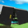 Offroad Caravan End Screen Wall Angle Cut 2650/2200x2350mm Reversible *XL* V3 (2.2m Drop) - RVSUNSHADES