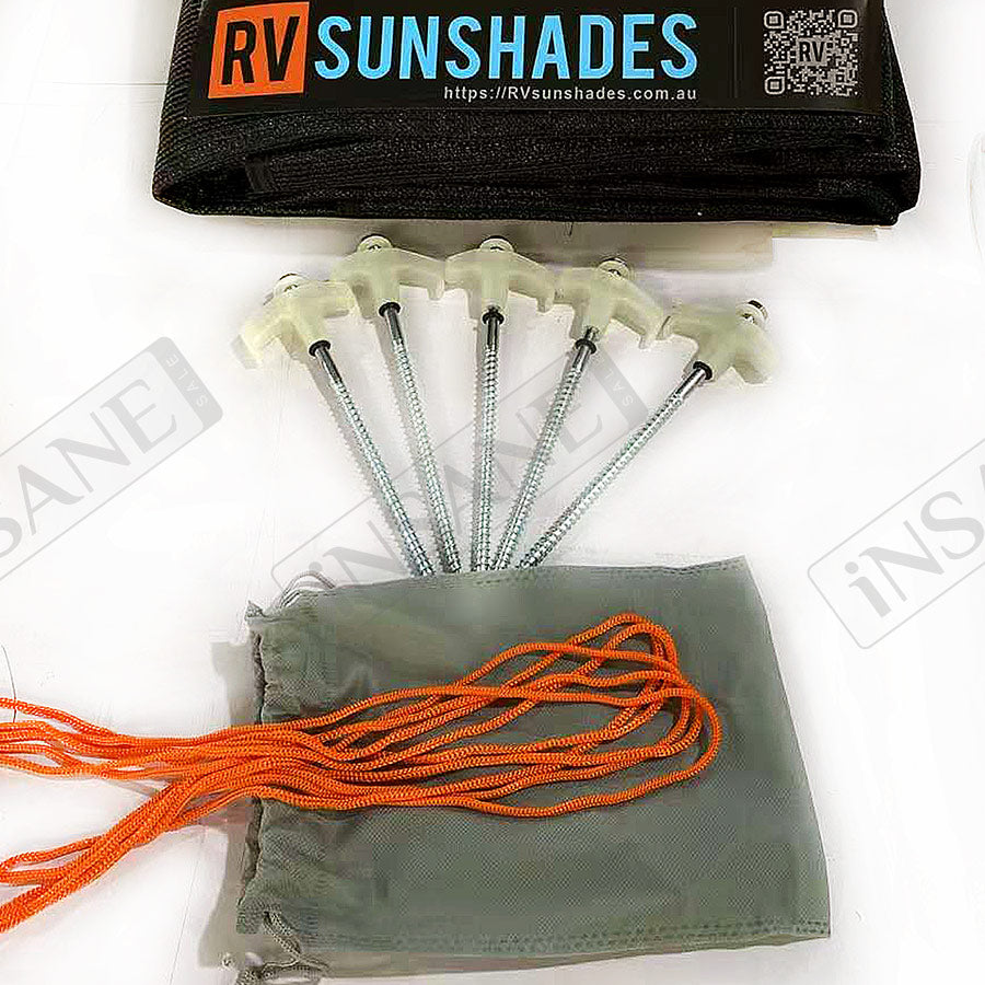 Caravan Awning Privacy Screen for Dometic 5.5m Awning 5.2x1.9m (1.9m Drop) - RVSUNSHADES