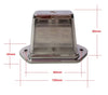 2x License Number Plate Light 6 LED Side Lamp for Truck SUV Trailer Lorry 12V Warm White - RVSUNSHADES