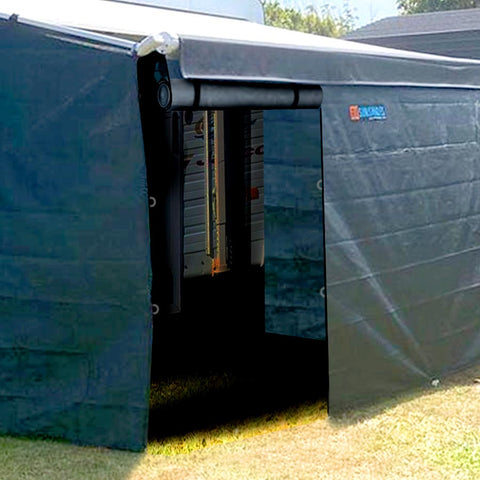 Offroad Caravan Privacy Screen Door Piece Roll-Up Door 900x2200mm (2.2m Drop) - RVSUNSHADES