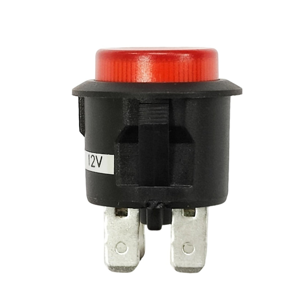 3x Push Button Switch LED Pilot Light 12V ø20mm Auto Marine 12V/20A, 125V/16A, 250V/10A (R13-527) - RVSUNSHADES