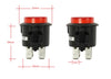 3x Push Button Switch LED Pilot Light 12V ø20mm Auto Marine 12V/20A, 125V/16A, 250V/10A (R13-527) - RVSUNSHADES