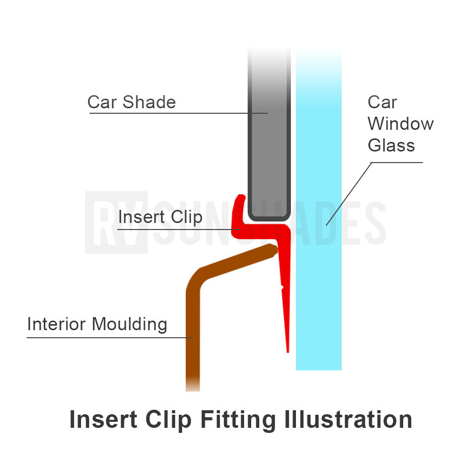 8x Tailgate Car Shade Insert Holder Clip - RVSUNSHADES