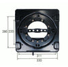 Heavy-duty Car Swivel Seat Base Turntable 360 Degree Rotatable Swivel Stool RV Camper Boat Bus MPV 4 Gear YS