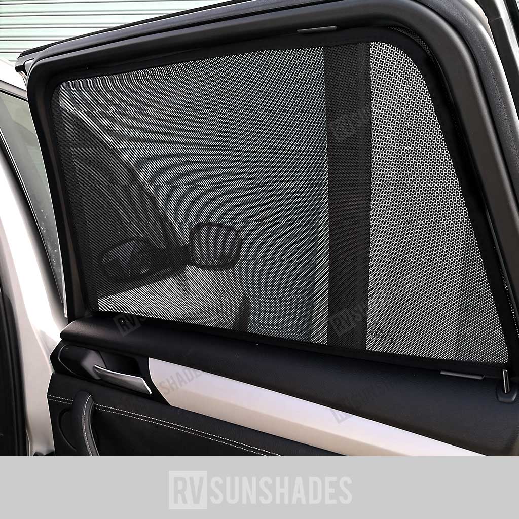 4 Pcs Set Car Window Sun Shade Shield Blind Mesh For Mitsubishi Pajero 2006-2017
