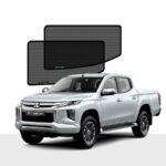 Mitsubishi Triton Sun Shade 5th Gen Dual Cab 2015-2022 [Rear Door] Pair